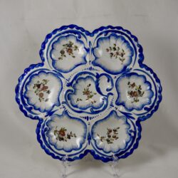 19th C. Angoulême French Faïence , Alfred Renoleau Oyster Plate, SOLD